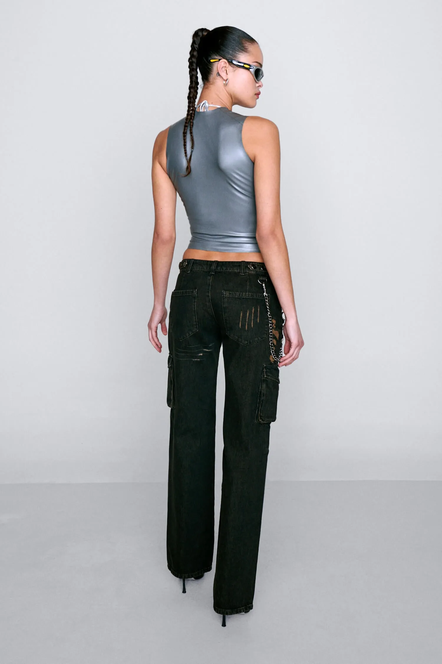 AISHA TOP - IRON LATEX