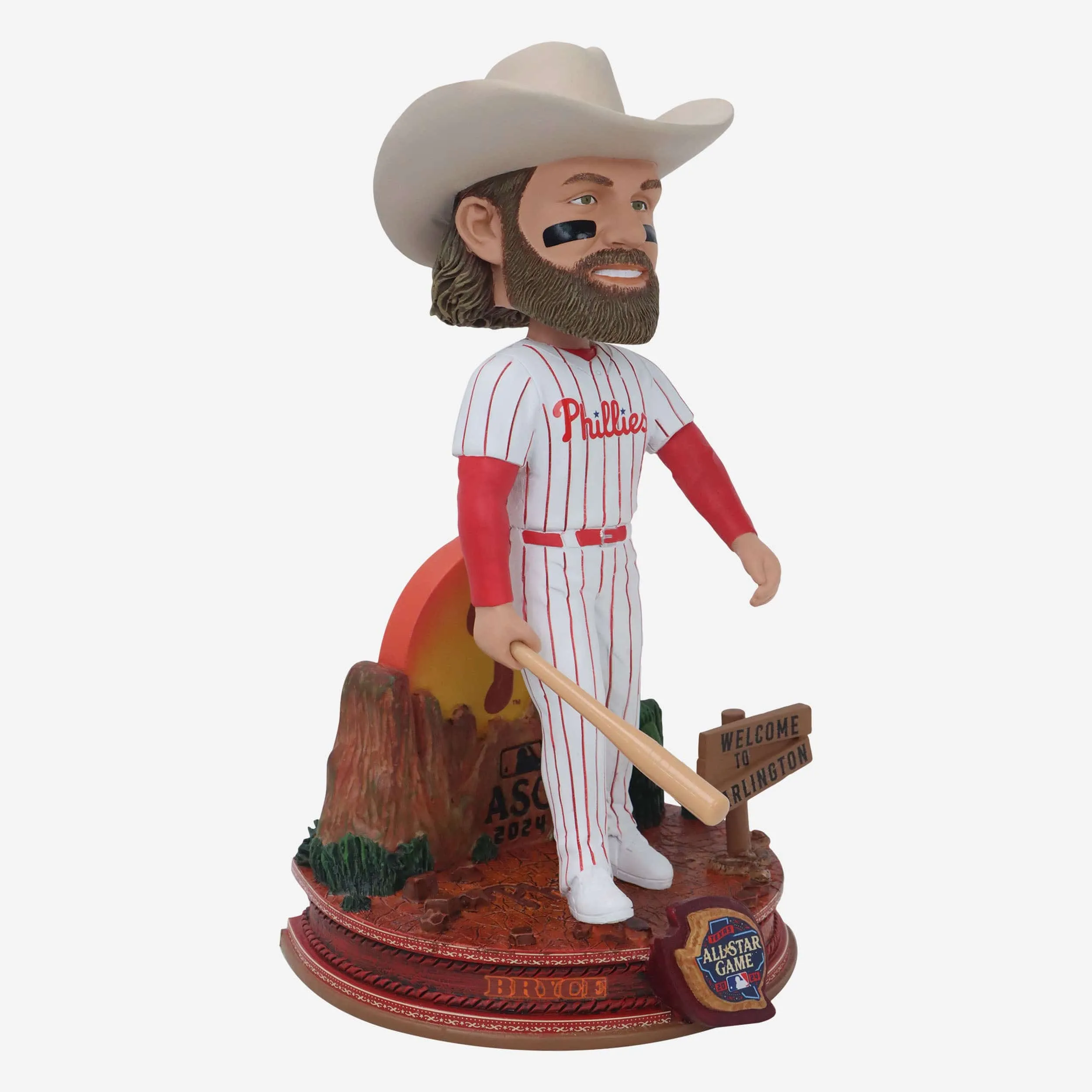 Bryce Harper Philadelphia Phillies 2024 All-Star Cowboy Bobblehead