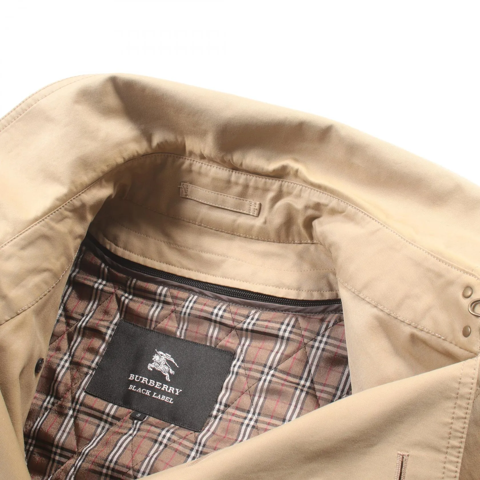 Burberry Black Label Cotton Trench Coat