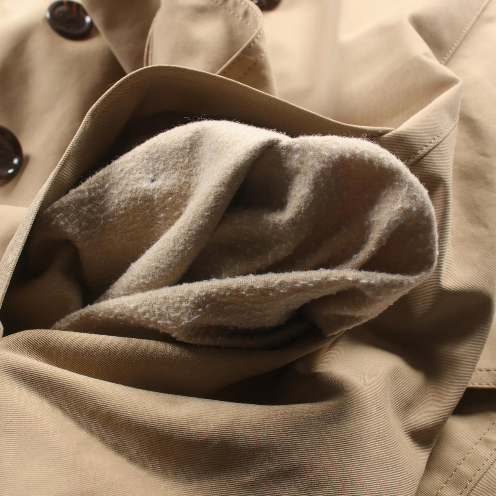 Burberry Black Label Cotton Trench Coat