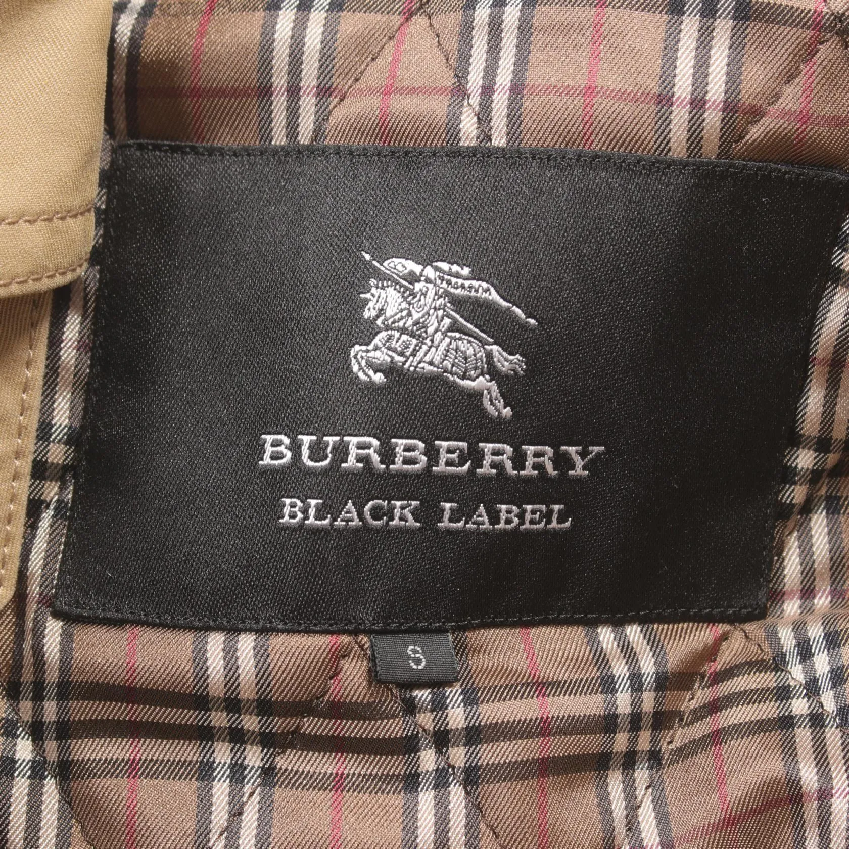 Burberry Black Label Cotton Trench Coat