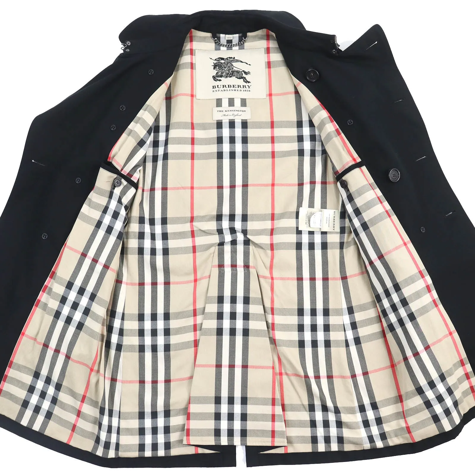 Burberry The Kensington Trench Coat Black 52