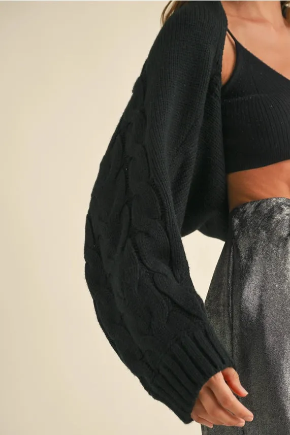 Cable Knitted Cardigan