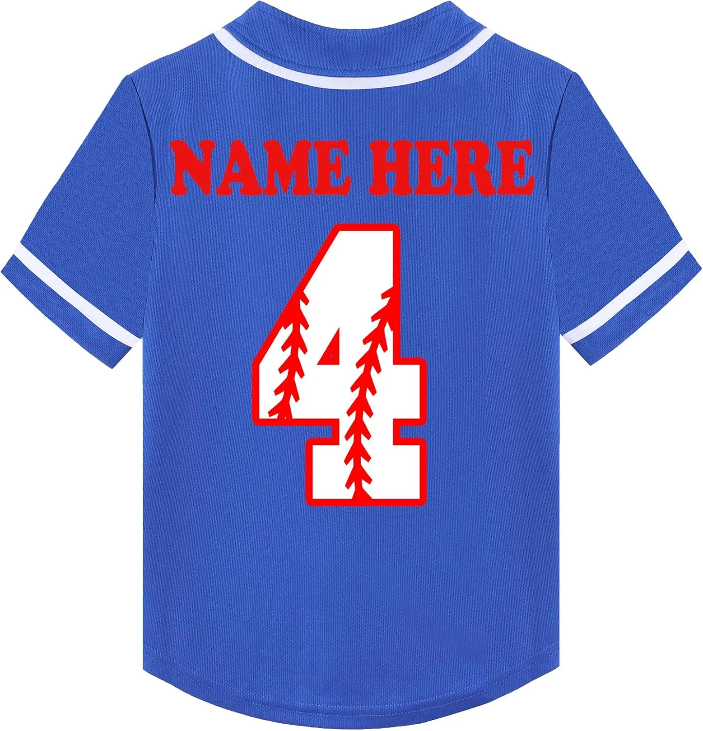 Custom Toddler Boy 2nd 3rd 4 Year-Old Baseball Jersey Personalized Printed Kids Name Birthday Shirt Outfit T-Shirts