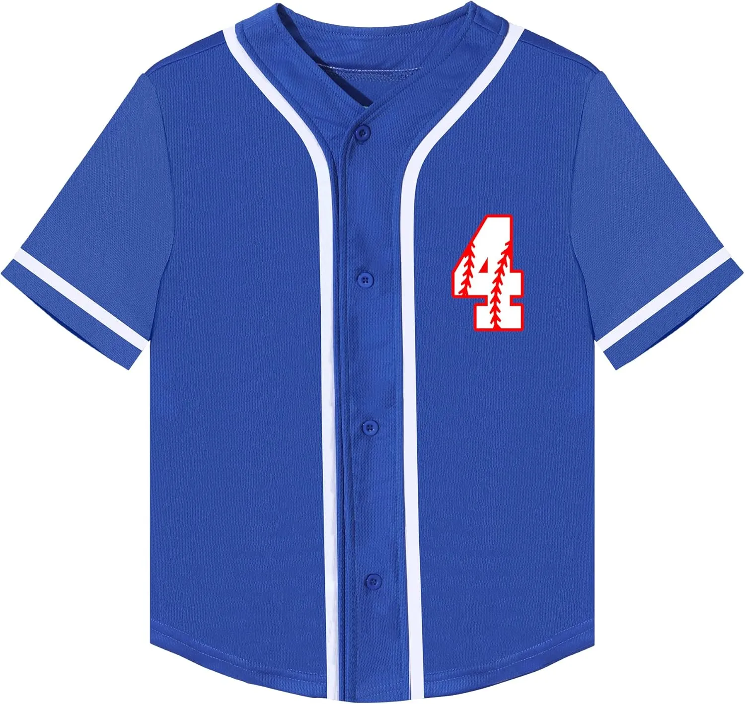 Custom Toddler Boy 2nd 3rd 4 Year-Old Baseball Jersey Personalized Printed Kids Name Birthday Shirt Outfit T-Shirts