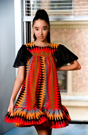 DUTON Ruffle Shift Dress 3