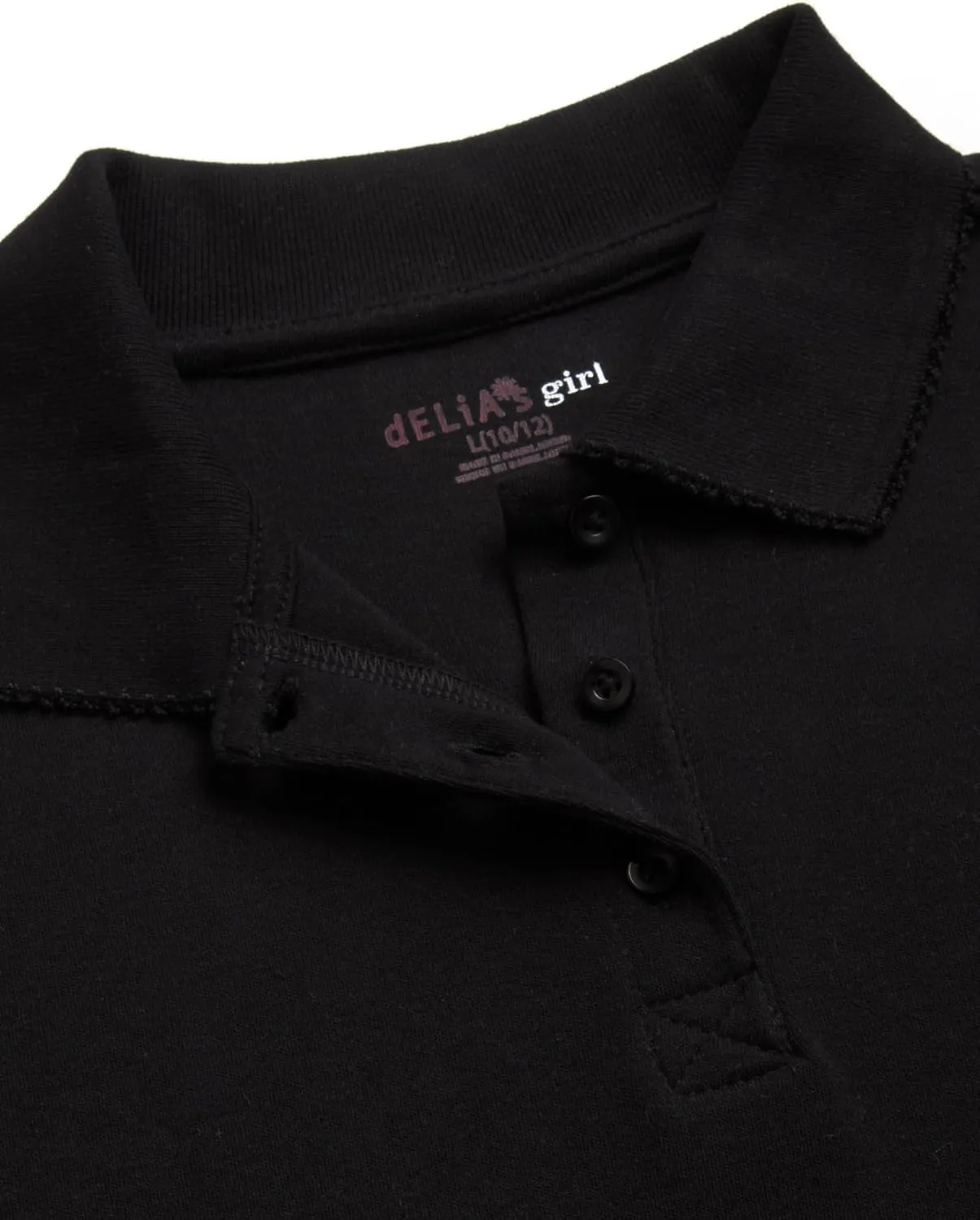 Girls' School Uniform Polo Shirt - 3 Pack Short Sleeve Picot Collar Polo - Interlock Soft Polo for Girls (4-16)
