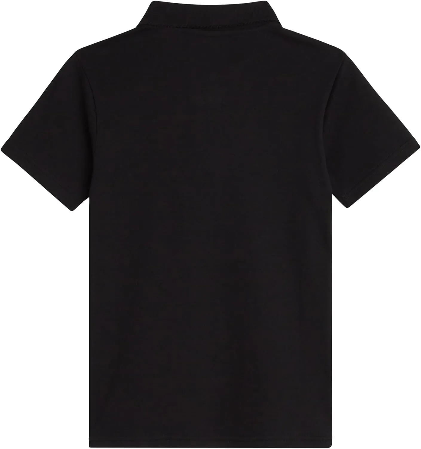 Girls' School Uniform Polo Shirt - 3 Pack Short Sleeve Picot Collar Polo - Interlock Soft Polo for Girls (4-16)