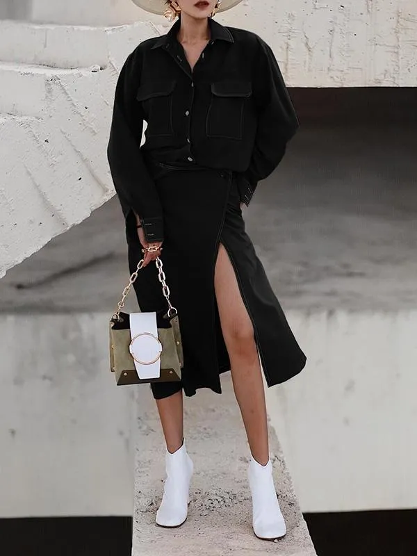 Long Sleeves Blouse Shirt Tops