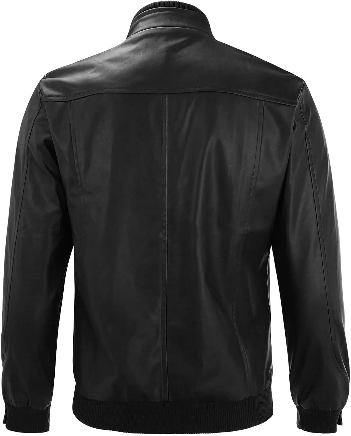 Mens Jacket Casual Windproof Bomber Jackets Full Zip Windbreaker Jackets Warm Winter Padded Coats Zip Up Jacket