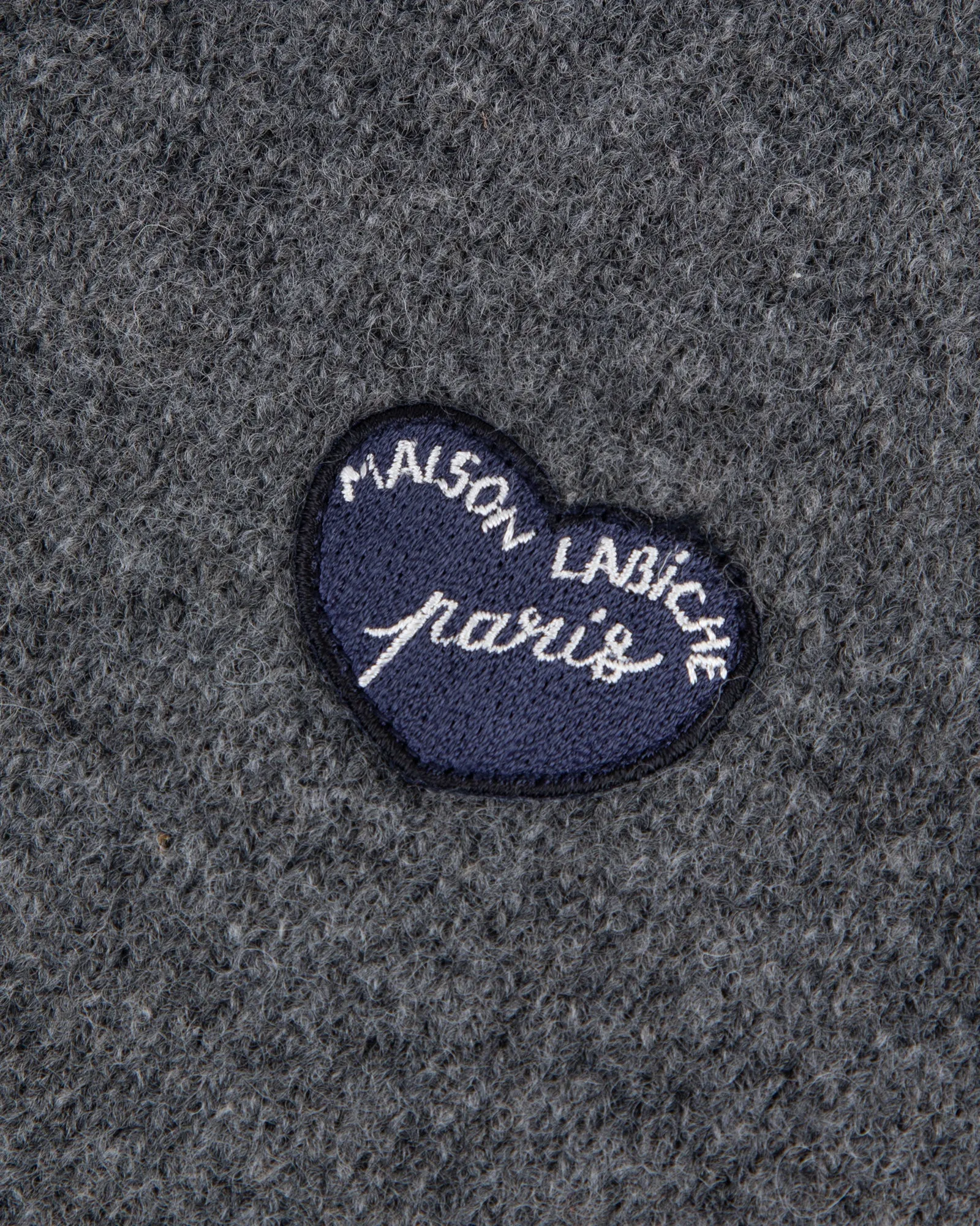 "Patch Coeur" lhomme wool cardigan