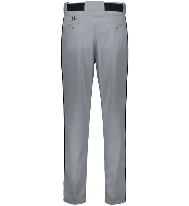 Russell Baseball Grey with Black Diamond Series 2.0 Piped Youth Baseball Pants