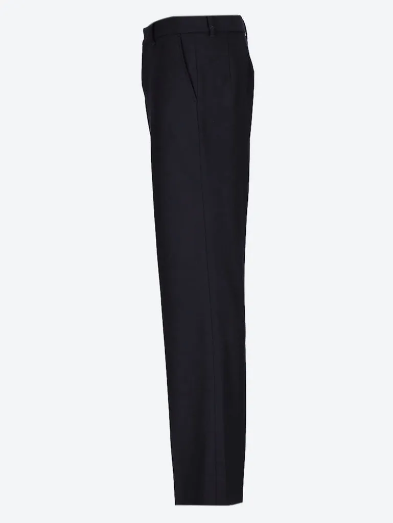 Wool tailoring slim leg pants